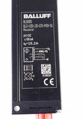 Balluff BLG0003 Raster BLG 1-015-210-050-PV01-SX Escala preta 0 ~ 10 V