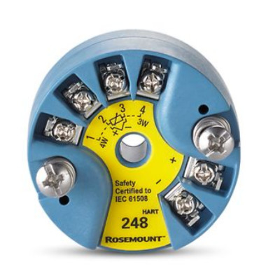 Opções de calibração em 5 pontos do transmissor de temperatura Rosemount 248 Head Mount