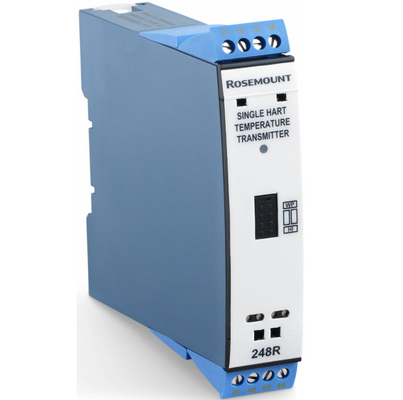 Rosemount 248RAI7C1Q4 Transmissor de temperatura montado no trilho Sensor único Fácil instalação