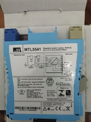 MTL5541/S -T REPEATOR FUTA DE PODER 4/20mA, Transmissores de 2 ou 3 fios